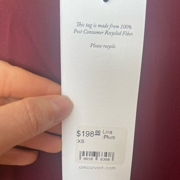 NWT Amour Vert Lina Dress - Picture 5 of 6